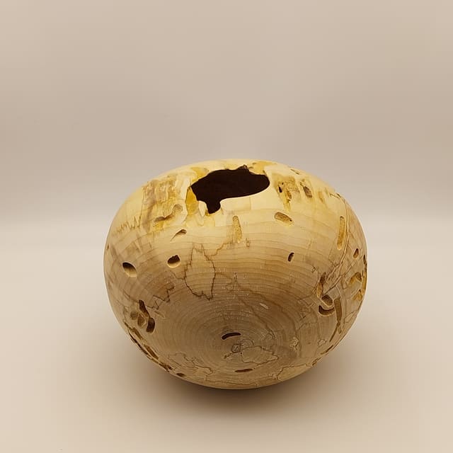 ANGHEION TETREMENON — vasi in legno tornito a mano