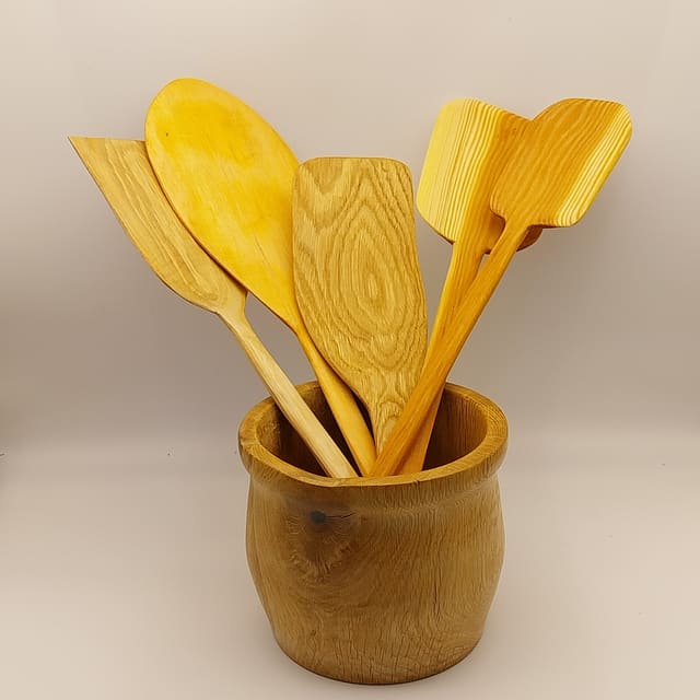 Palette — cucchiai in legno tornito a mano